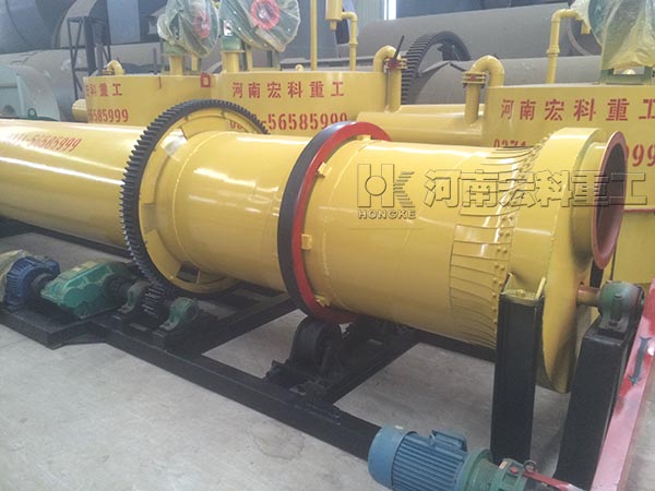  山東的客戶，您采購(gòu)的0.8x6m雞糞烘干機(jī)已發(fā)出